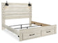 Cambeck  Panel Bed With 2 Storage Drawers