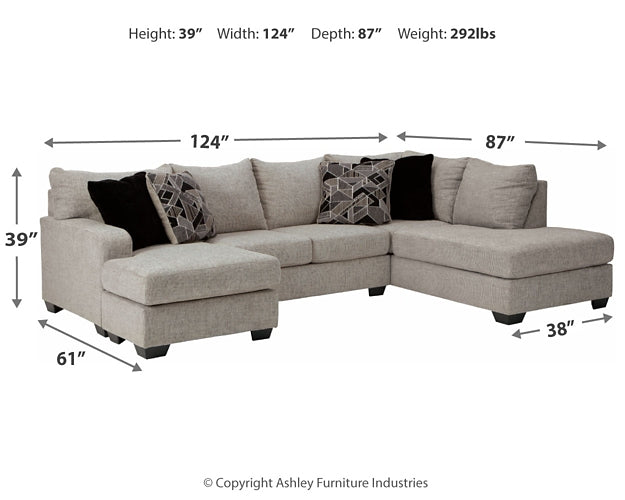 Megginson 2-Piece Sectional with Chaise