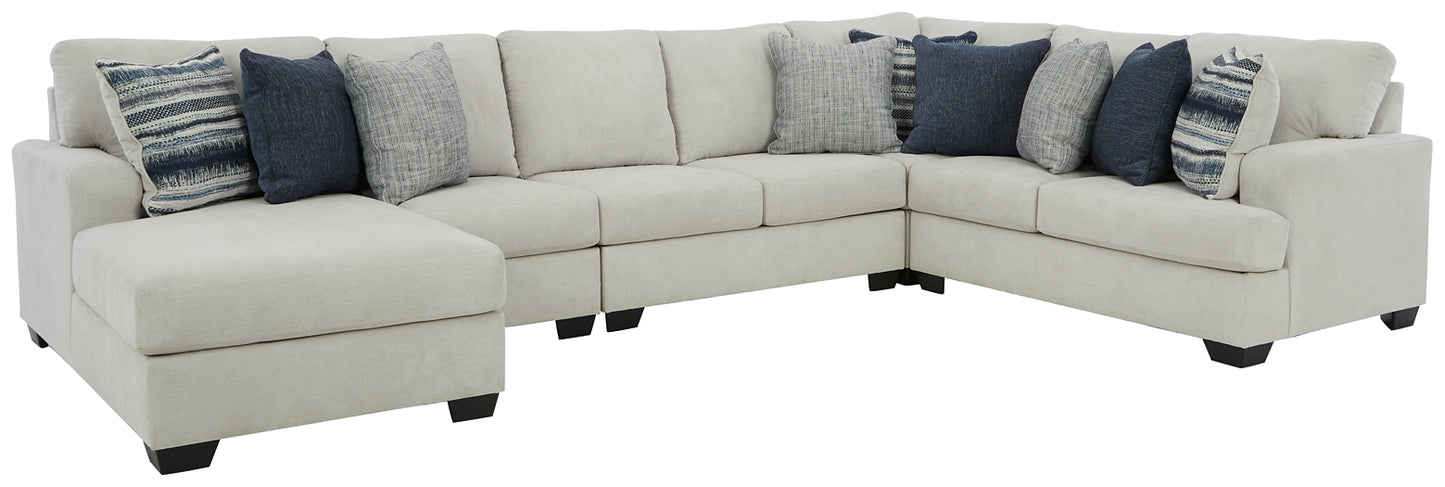 Lowder 5-Piece Sectional with Chaise