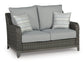 Elite Park Outdoor Sofa and Loveseat with Coffee Table