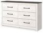 Gerridan King Panel Bed with Dresser and 2 Nightstands