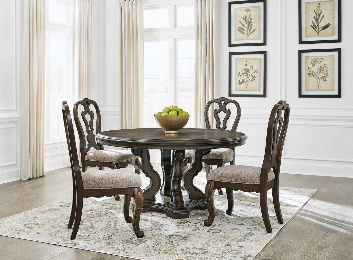 Maylee Dining Table and 4 Chairs