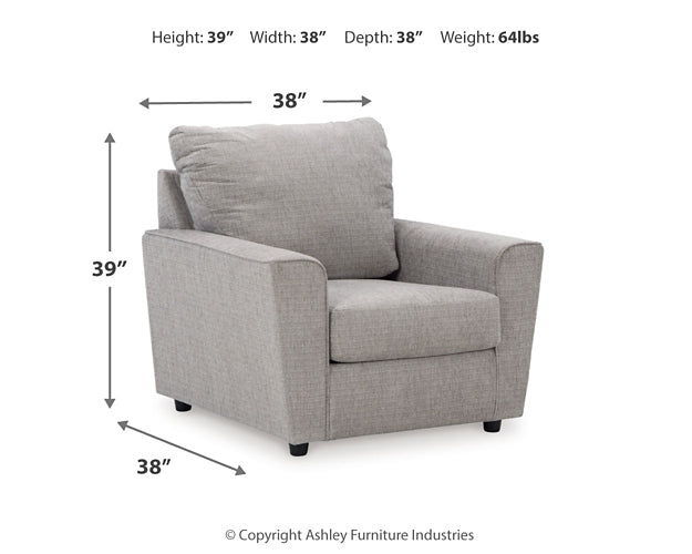 Stairatt Chair and Ottoman