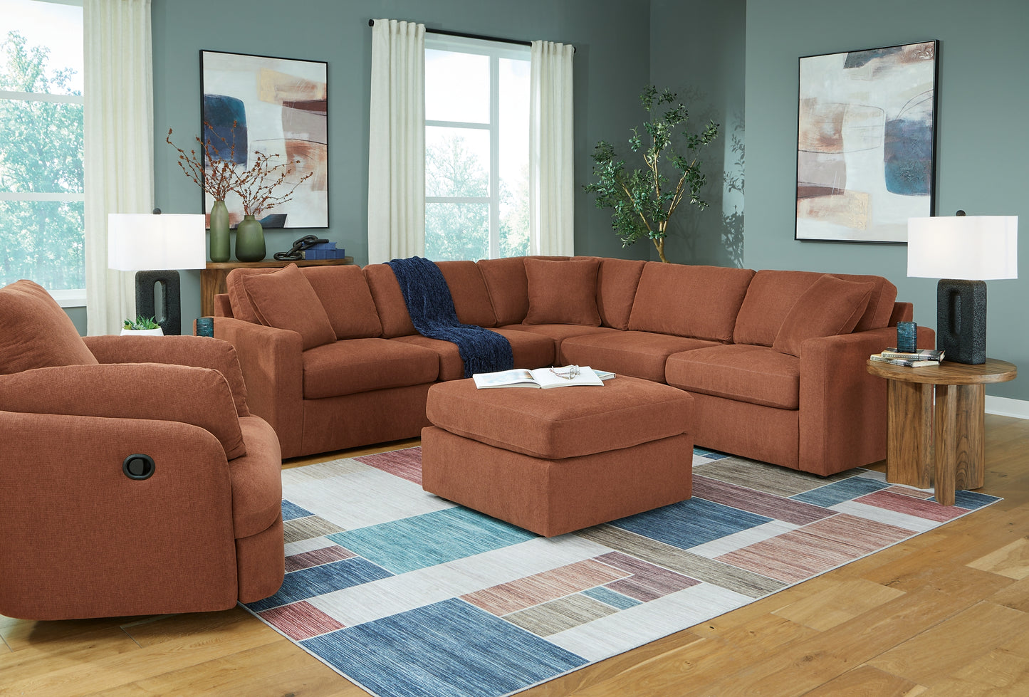 Modmax 5-Piece Sectional with Recliner