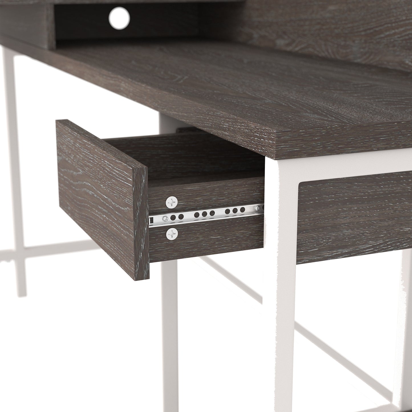 Dorrinson L-Desk with Storage